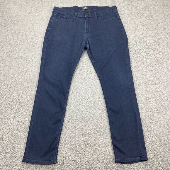 Paige Men's Federal Slim Straight Fit Dark Wash Inkwell JeansSize:36